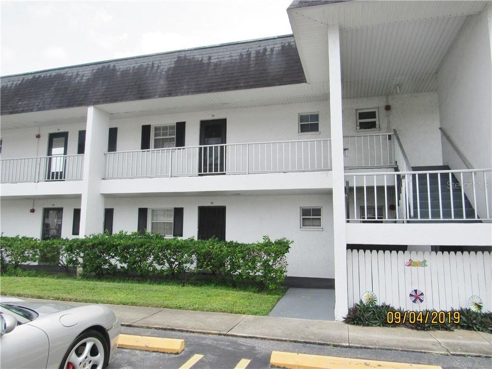 Second floor condo.