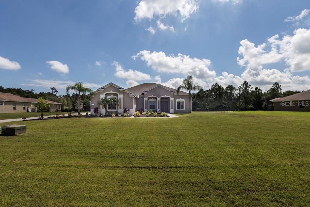 Over 1 acre lot