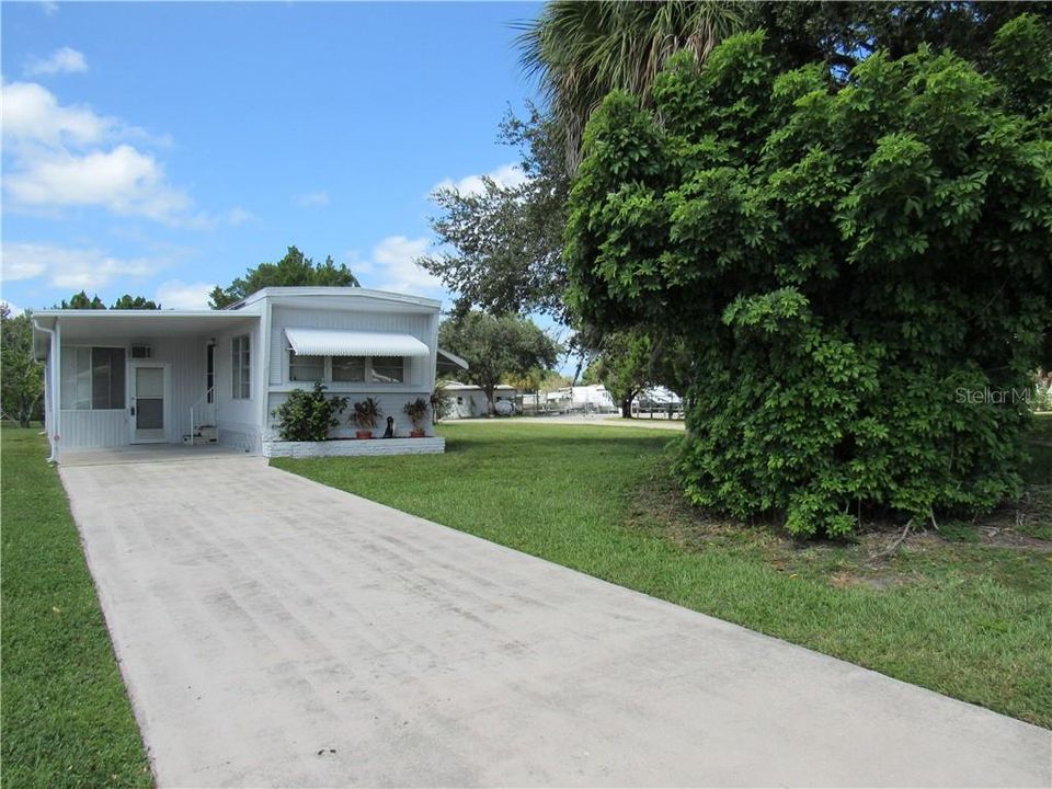 Very long driveway.