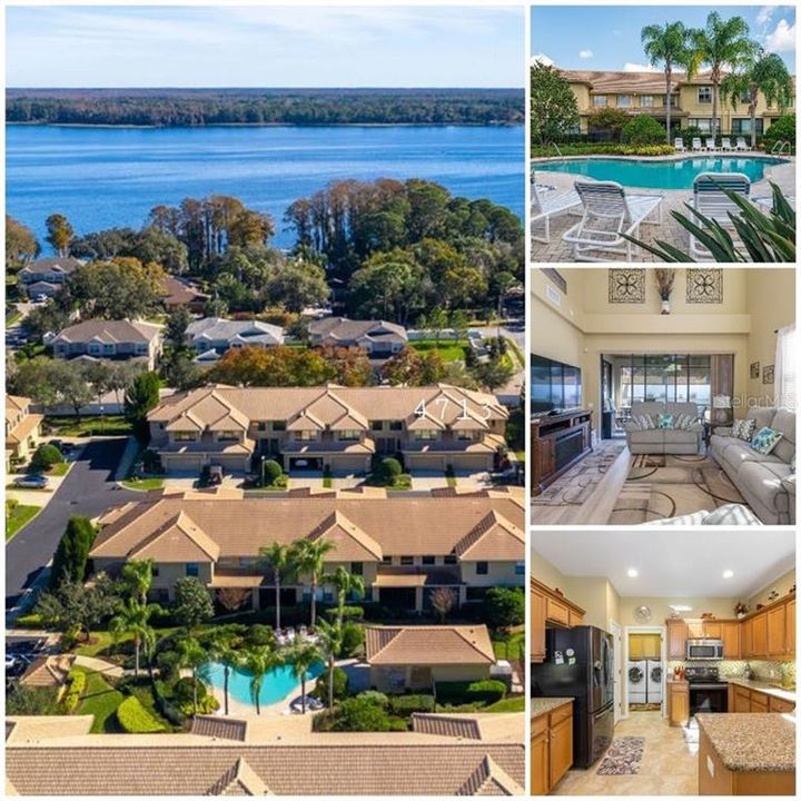 4713 is the End Unit on the Right in the Back of this Lovely Small Townhouse Community in Palm Harbor near Lake Tarpon
