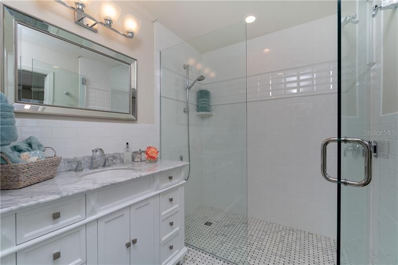 First Bedroom Bath with Walk In Shower