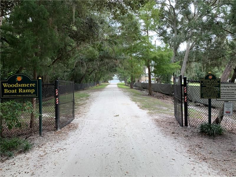 BOAT RAMP TO LAKE JESSAMINE