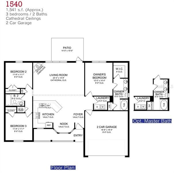 Recently Sold: $219,700 (3 beds, 2 baths, 1540 Square Feet)