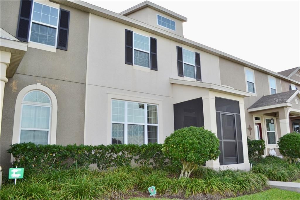 Front of the townhome