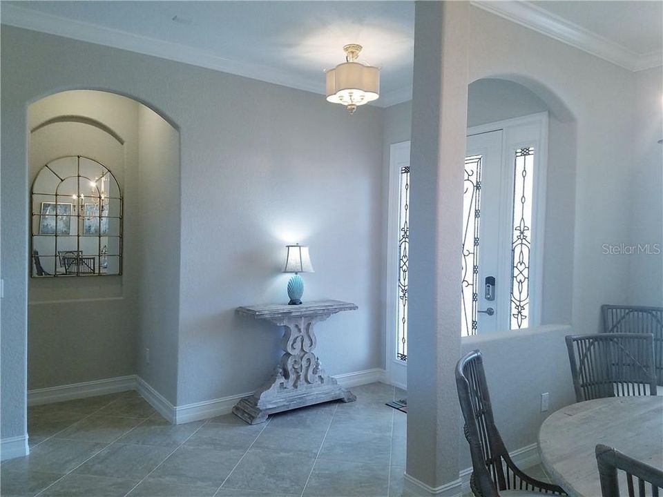 Front entry with master bedroom through the hallway