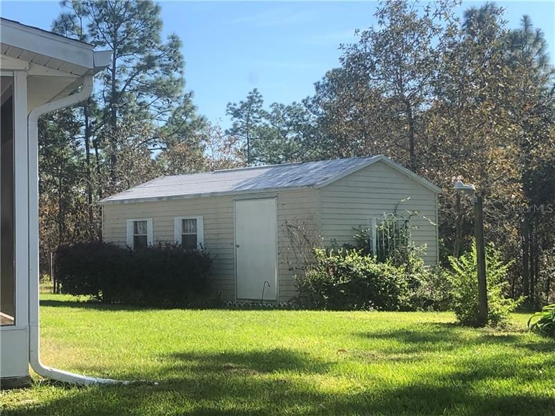 Storage behind home