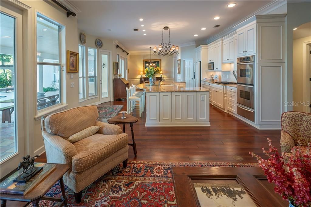 View of Kitchen from Family Room