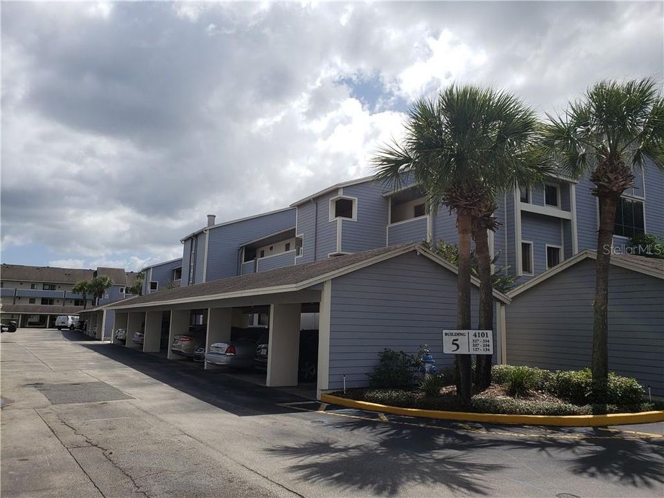 Outside Building & Carport area