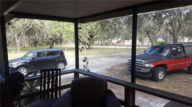 Enclosed Screened Front Porch