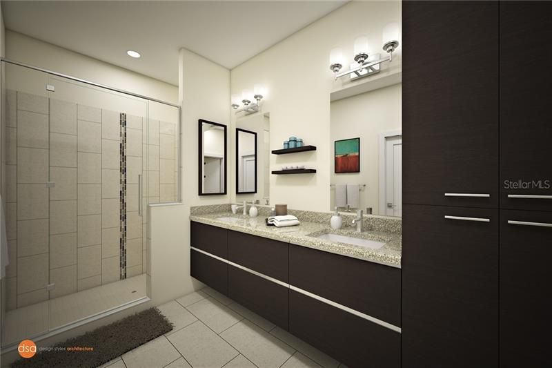 Master bathroom photo rendering