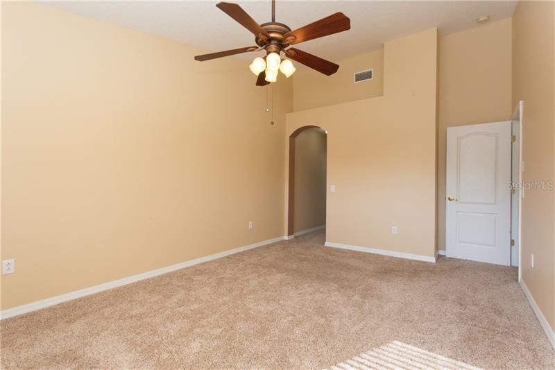 Master Bedroom with new carpet
