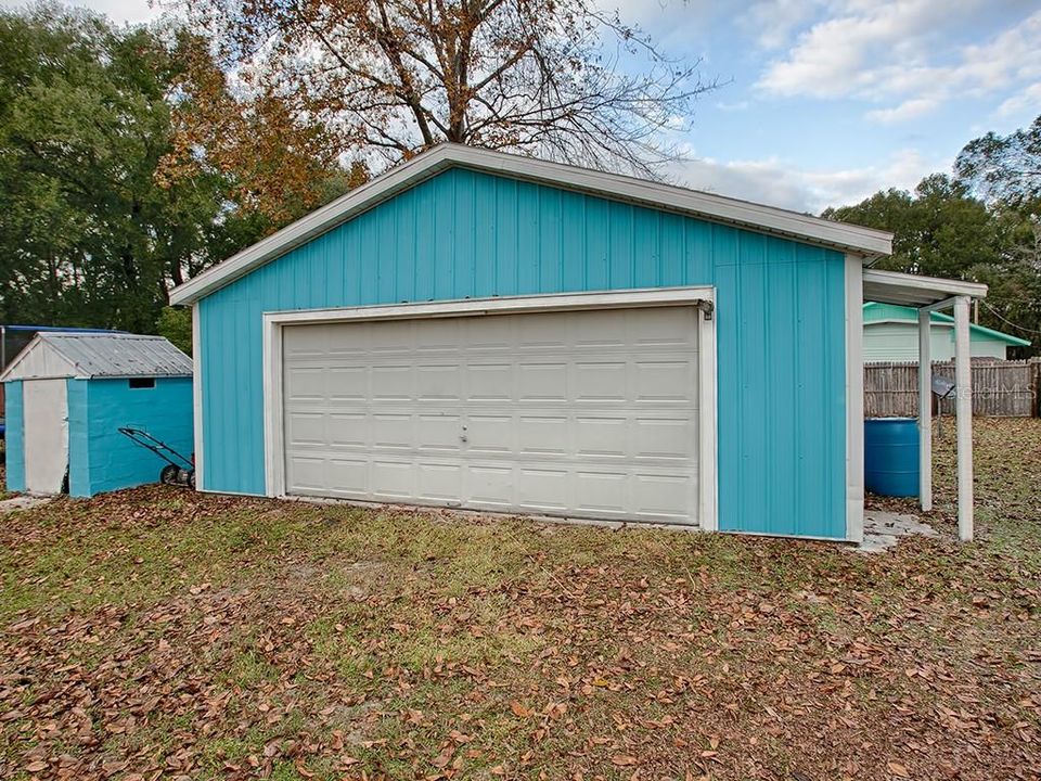 Two Car Oversized Garage w/Workshop