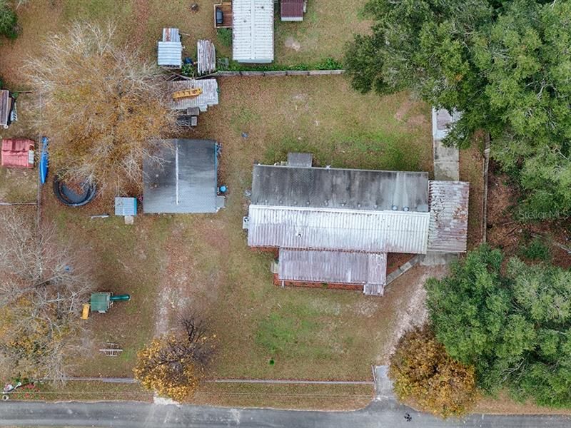 Aerial of Properties Large Lot