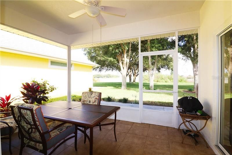 SCREENED LANAI WITH BEAUTIFUL VIEW