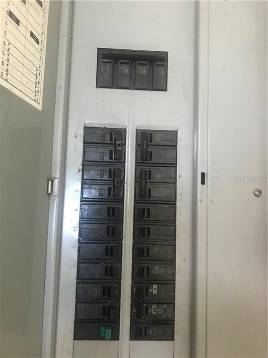 200 amp electric service panel.