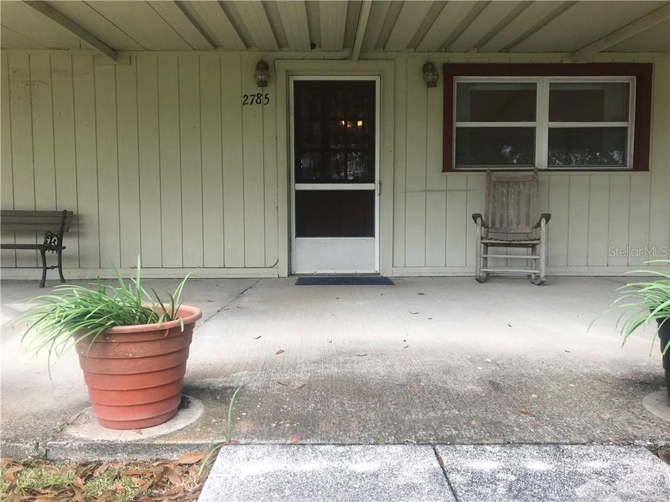 Front door opens to the living room.