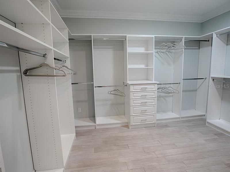 Immense closet space with custom organizational storage!  Big enough for a den / 3rd bedroom if desired!