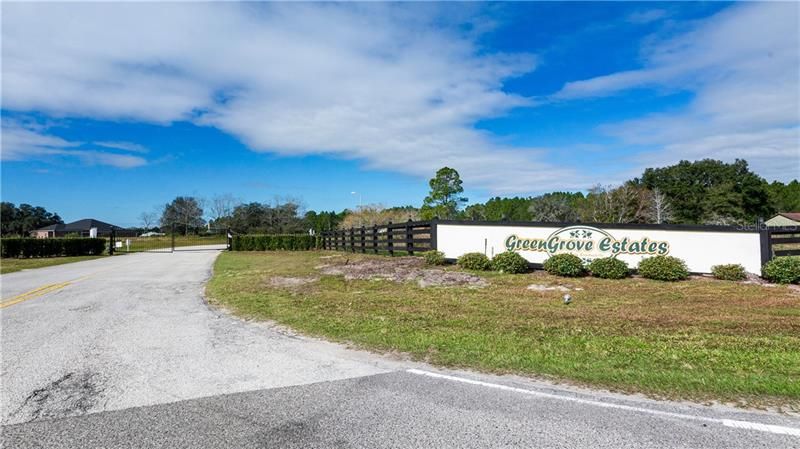 Front Gate of Subdivision