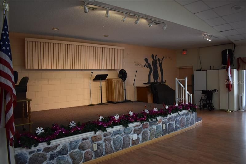 Stage in Banquet/Activity Hall
