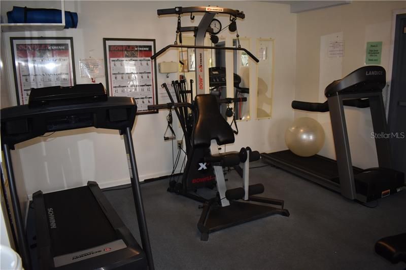 Fitness Center w/treadmills and various other equipment.