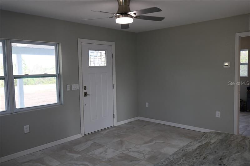 Living room . Pic taken from the kitchen