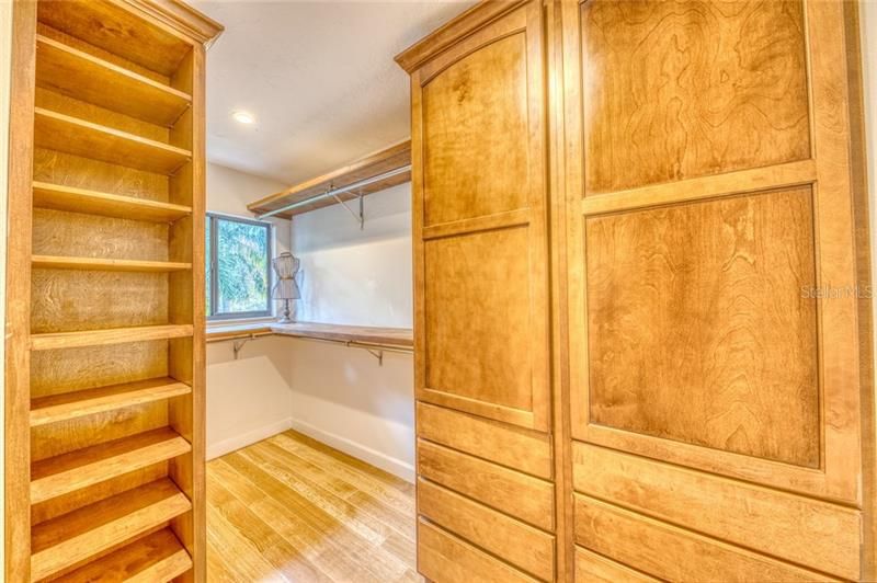 Walk-In closet- Master Bedroom