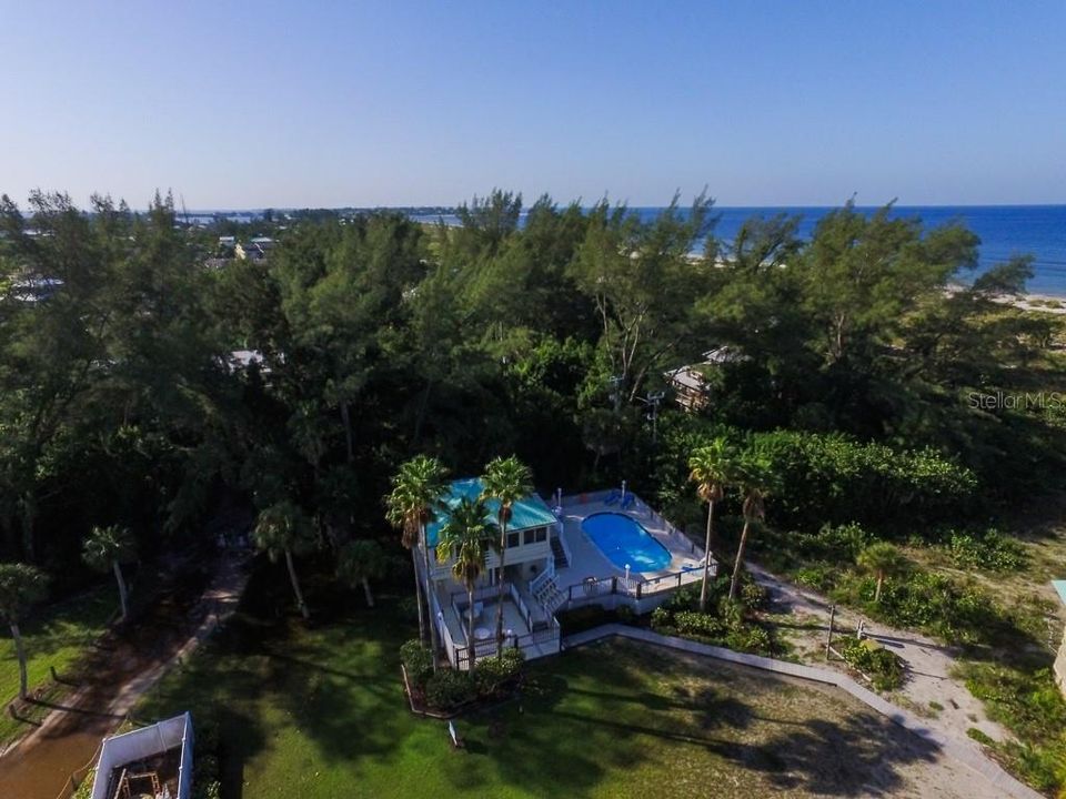 Clubhouse & Pool on Little Gasparilla Island