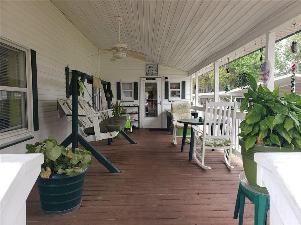 Front Entrance on Side Porch