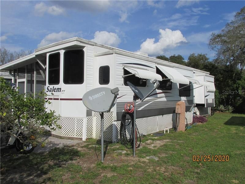 Hurricane awnings to protect your windows.