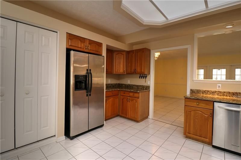 with great storage plus pantry....