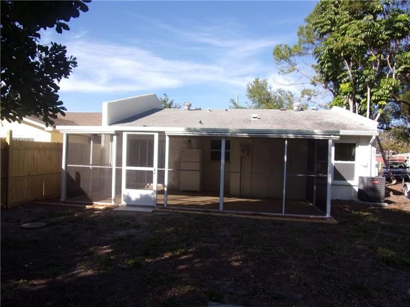 BACK VIEW OF PROPERTY SHOWING LANAI