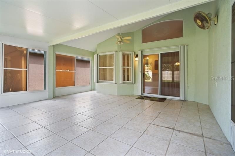 Rear screened in porch- Great place to enjoy outside