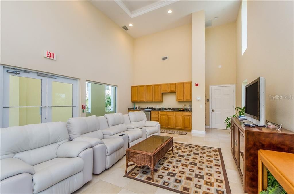 Very large community room for entertaining  clients or guests.