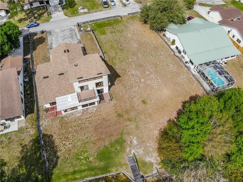 Aerial View of Vacant Lot
