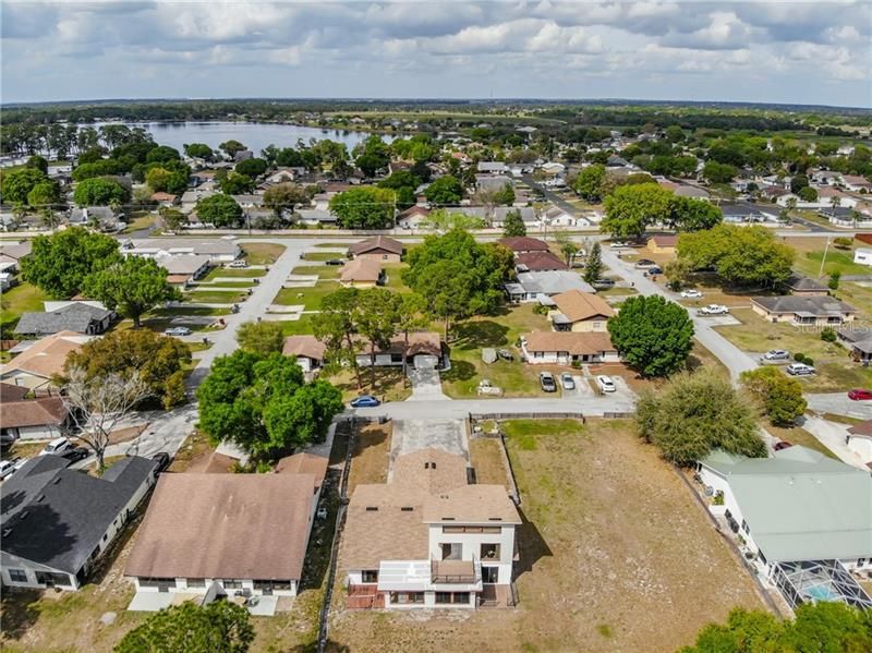 Aerial View of Vacant Lot