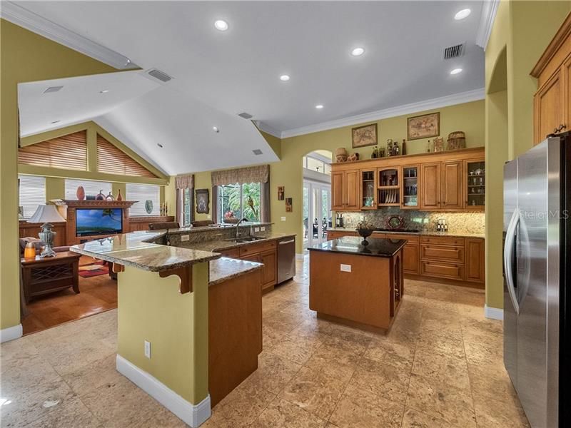 Kitchen to Family Room