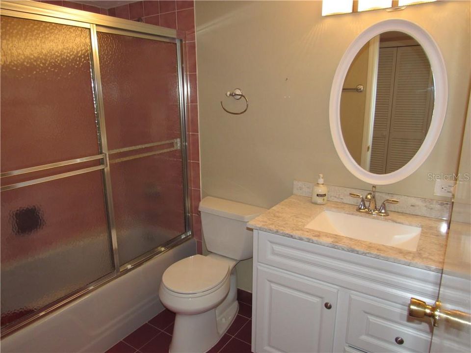 2nd bathroom with updated vanity