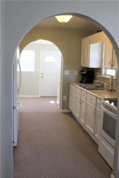 Arch view of Kitchen