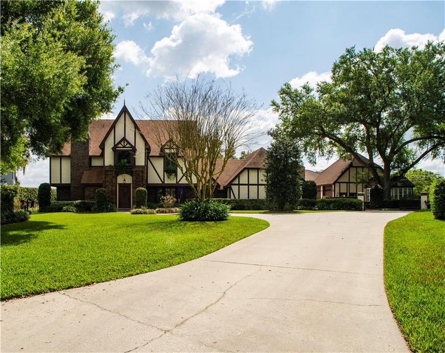 Avila Estate home 5 car garage, Green house, Pool house, 2 Outdoor kitchen and bath.  PRIVATE BOAT DOCK ACCESS. ONE OF A KIND LAKEFRONT LOT