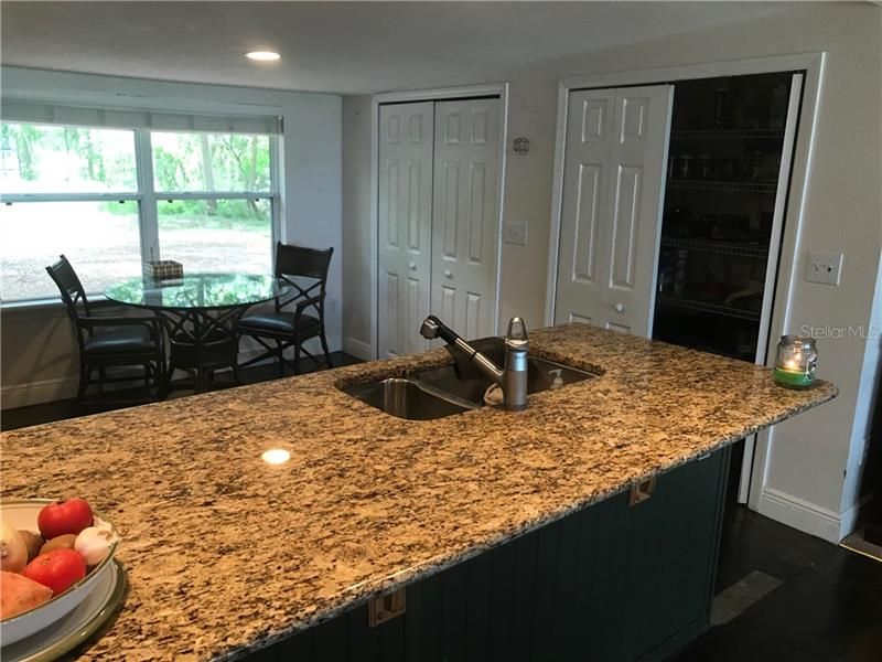 Updated kitchen with granite counters