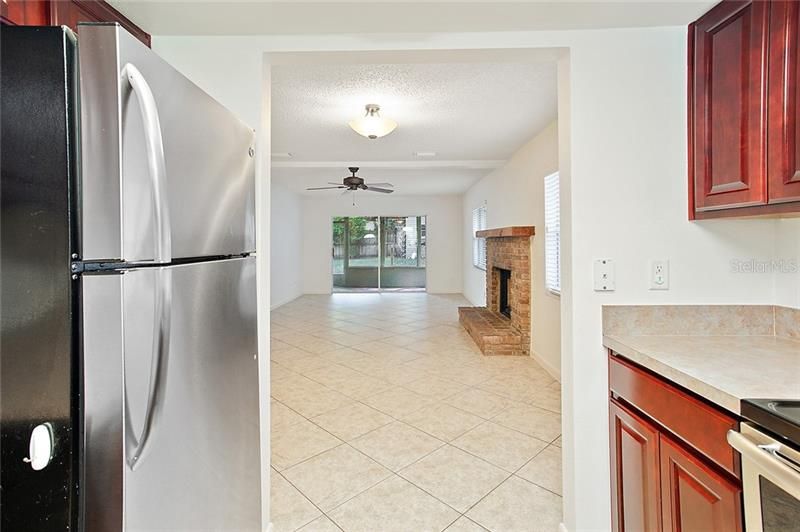 Kitchen , Dining Area, and Living Room