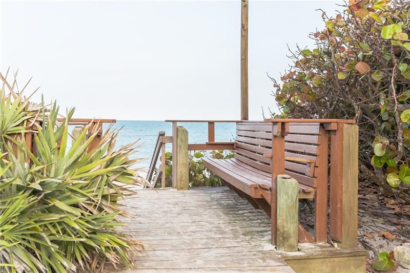 Community deck overlooking Atlantic Ocean and beach