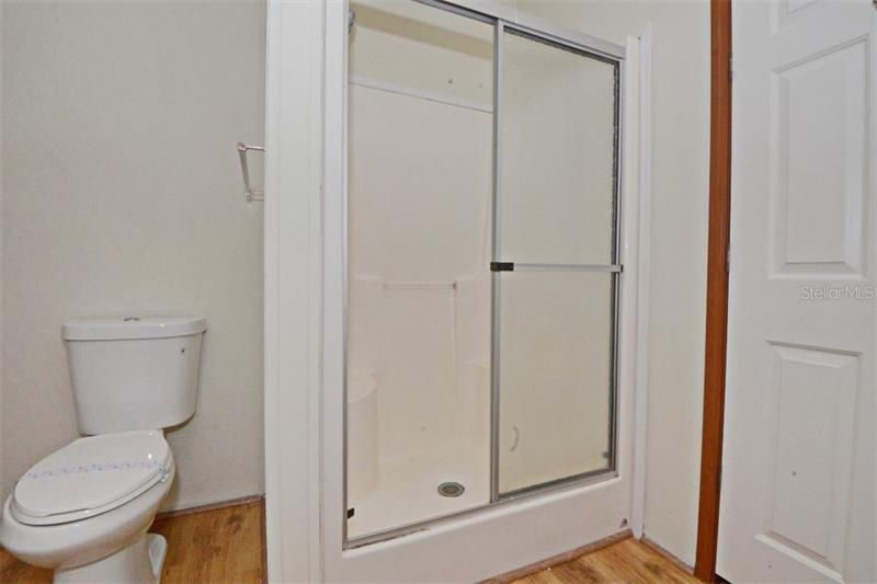 Master shower and commode