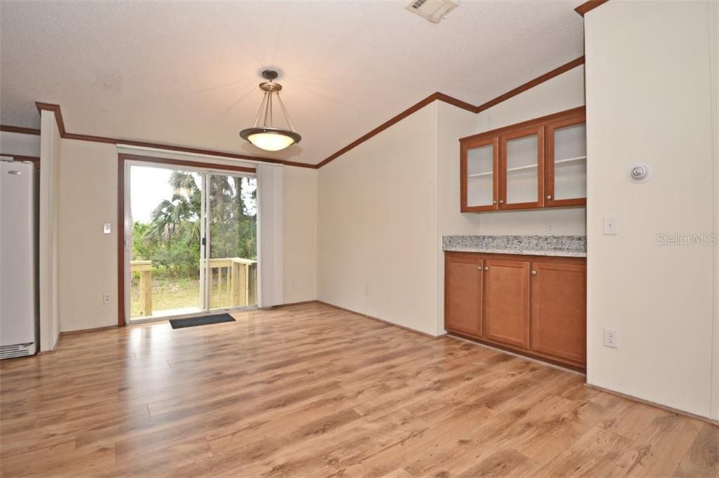 Dining Room with Built-in Buffet