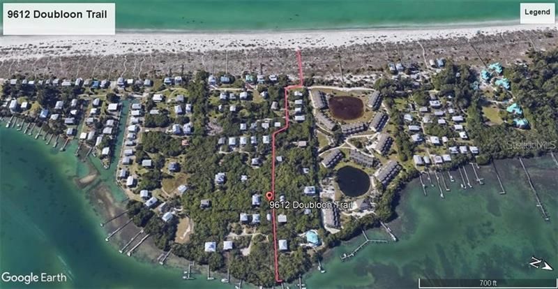9612 Doubloon Trail is within close proximity to the beach and bay!