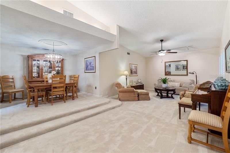 Formal living and dining rooms with new (2019) carpet