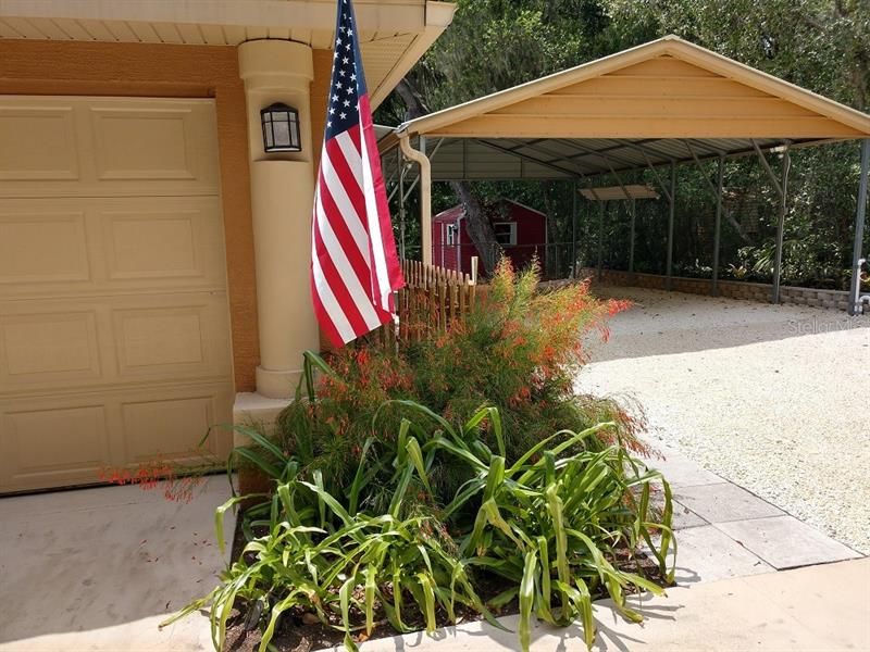 Gorgeous Landscaping Throughout The Yard!