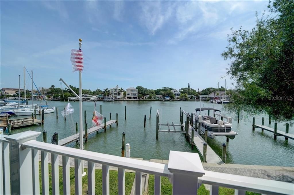 View of Dock from Porch