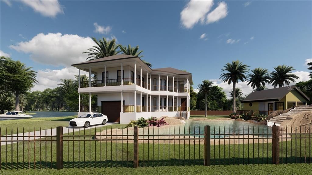 3D RENDERING BASED ON PERMITTED HOUSE PLANS