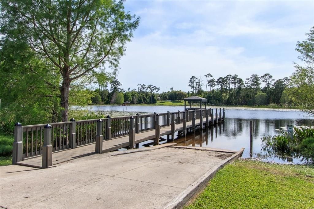 Community boat ramp